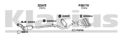 Система выпуска ОГ KLARIUS купить