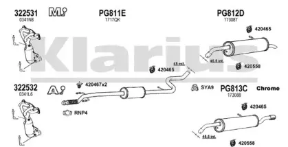 Система выпуска ОГ KLARIUS купить