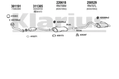 Система выпуска ОГ KLARIUS купить