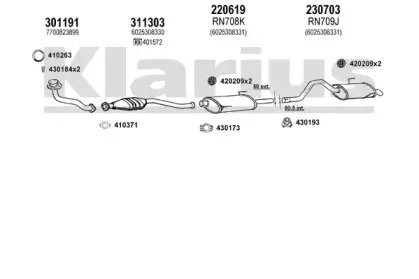 Система выпуска ОГ KLARIUS купить