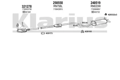 Система выпуска ОГ KLARIUS купить