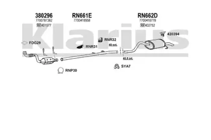 Система выпуска ОГ KLARIUS купить