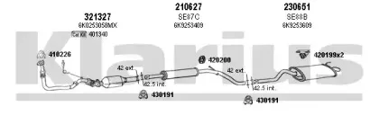 Система выпуска ОГ KLARIUS купить