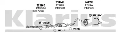 Система выпуска ОГ KLARIUS купить