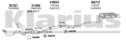 Система выпуска ОГ KLARIUS купить