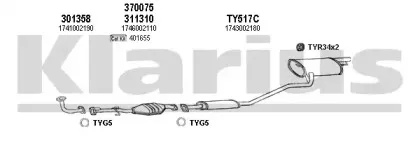 Система выпуска ОГ KLARIUS купить