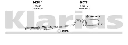 Система выпуска ОГ KLARIUS купить