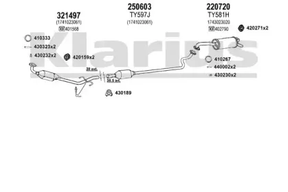 Система выпуска ОГ KLARIUS купить