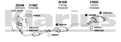 Система выпуска ОГ KLARIUS купить