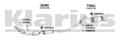 Система выпуска ОГ KLARIUS купить