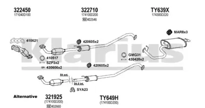 Система выпуска ОГ KLARIUS купить