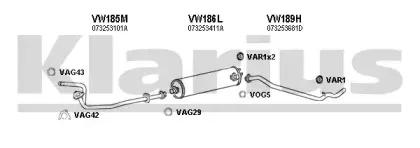 Система выпуска ОГ KLARIUS купить