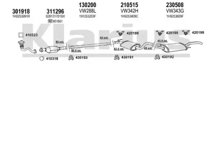 Система выпуска ОГ KLARIUS купить