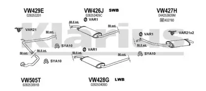 Система выпуска ОГ KLARIUS купить