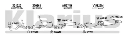 Система выпуска ОГ KLARIUS купить