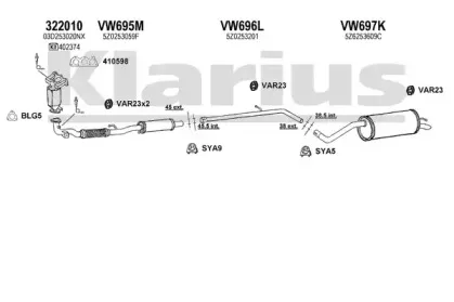 Система выпуска ОГ KLARIUS купить