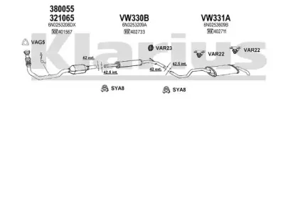 Система выпуска ОГ KLARIUS купить