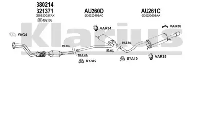 Система выпуска ОГ KLARIUS купить