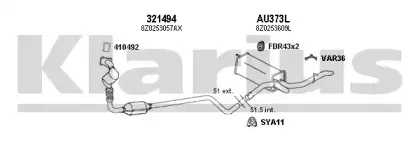 Система выпуска ОГ KLARIUS купить
