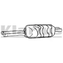 Глушитель выхлопных газов конечный KLARIUS купить