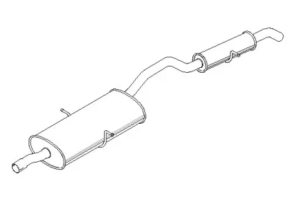 Средний / конечный глушитель ОГ KLARIUS купить