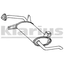 Глушитель выхлопных газов конечный KLARIUS купить