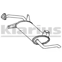 Глушитель выхлопных газов конечный KLARIUS купить