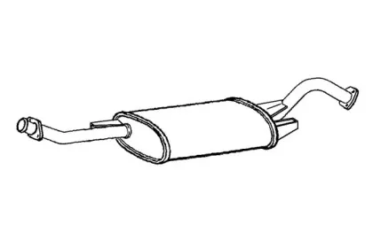 Средний глушитель выхлопных газов KLARIUS купить