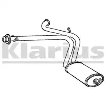 Средний глушитель выхлопных газов KLARIUS купить