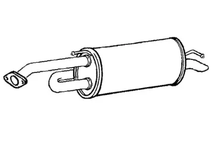 Глушитель выхлопных газов конечный KLARIUS купить