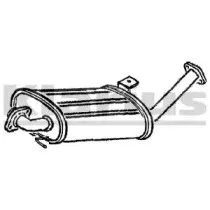 Средний глушитель выхлопных газов KLARIUS купить