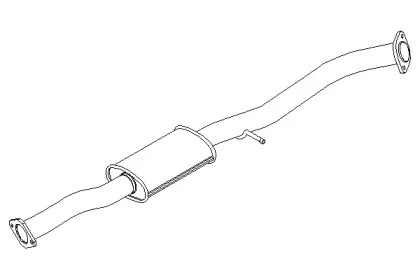 Средний глушитель выхлопных газов KLARIUS купить