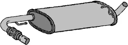 Средний глушитель выхлопных газов KLARIUS купить