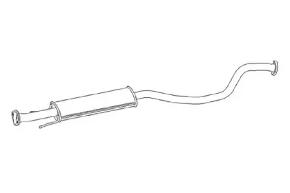 Средний глушитель выхлопных газов KLARIUS купить