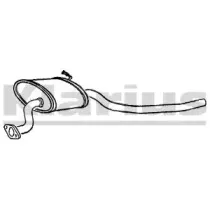 Средний глушитель выхлопных газов KLARIUS купить