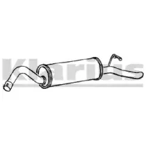 Глушитель выхлопных газов конечный KLARIUS купить