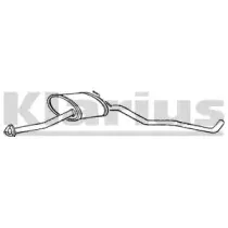 Средний глушитель выхлопных газов KLARIUS купить