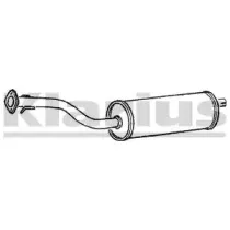 Средний глушитель выхлопных газов KLARIUS купить