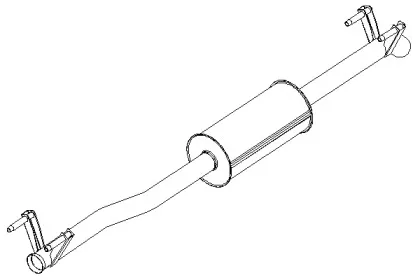 Глушитель выхлопных газов конечный KLARIUS купить