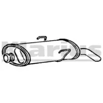 Глушитель выхлопных газов конечный KLARIUS купить