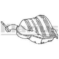 Глушитель выхлопных газов конечный KLARIUS купить