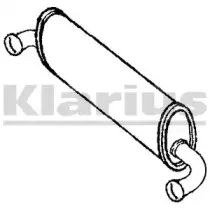 Средний глушитель выхлопных газов KLARIUS купить