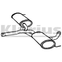 Средний глушитель выхлопных газов KLARIUS купить