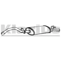 Глушитель выхлопных газов конечный KLARIUS купить