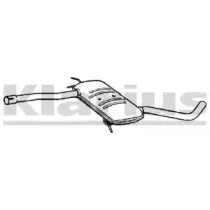 Средний глушитель выхлопных газов KLARIUS купить