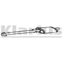 Средний глушитель выхлопных газов KLARIUS купить