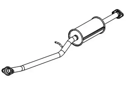 Средний глушитель выхлопных газов KLARIUS купить