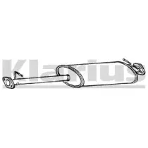 Средний глушитель выхлопных газов KLARIUS купить