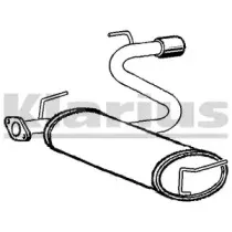 Глушитель выхлопных газов конечный KLARIUS купить