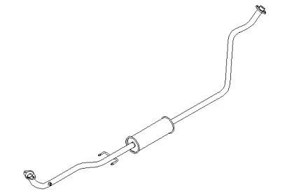 Средний глушитель выхлопных газов KLARIUS купить